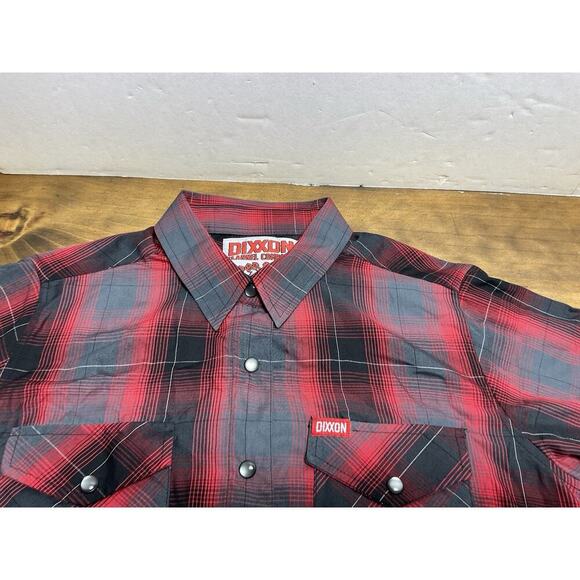 Dixxon Blood Sweat & Tears Pearl Snap Short Sleeve Bamboo Shirt - Women's Medium - Picture 4 of 11